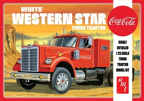 AMT - 1/25 White Western Star Truck Coca Cola