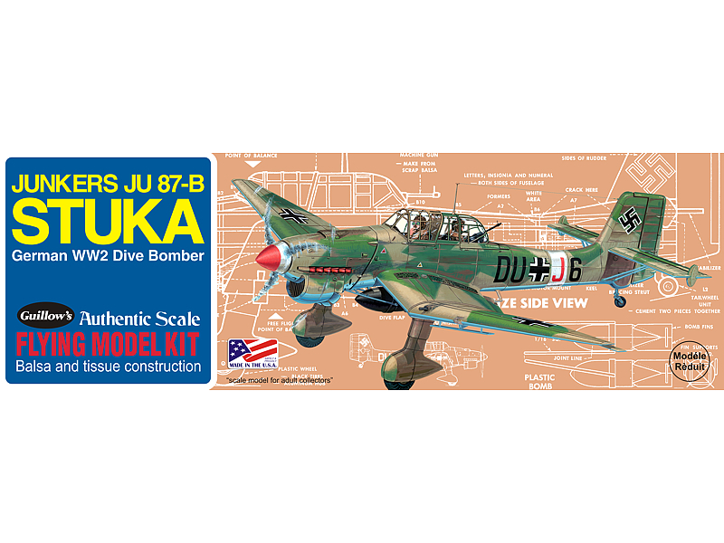 Guillow s - Junker JU-87B Stuka balsa kit