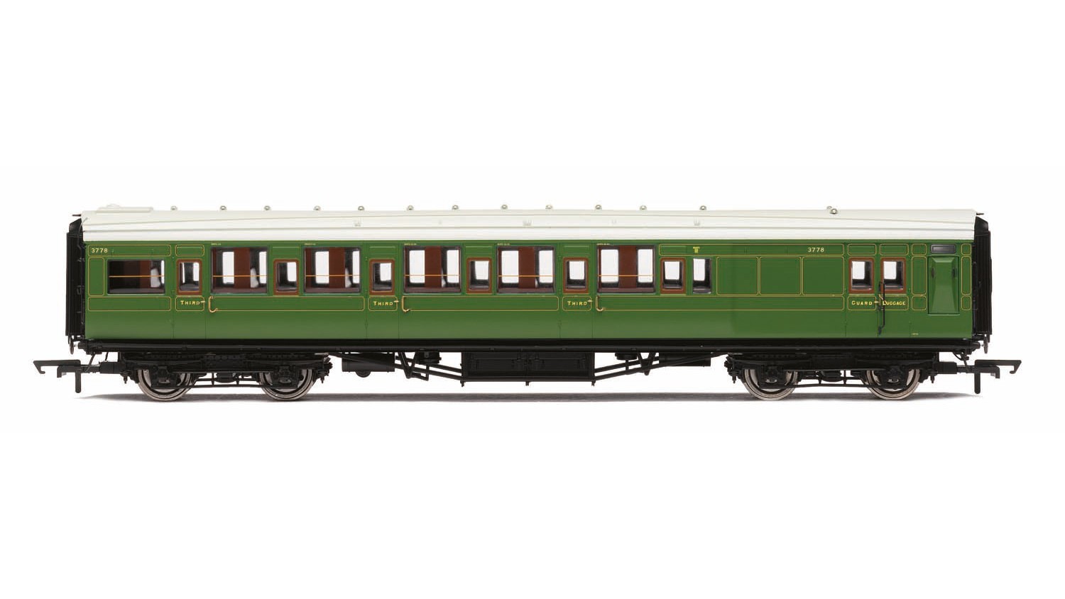 Hornby Sr Maunsell Corridor Brake Third Class A A A A A A 3778a A A A Aza C Set 243 Olive