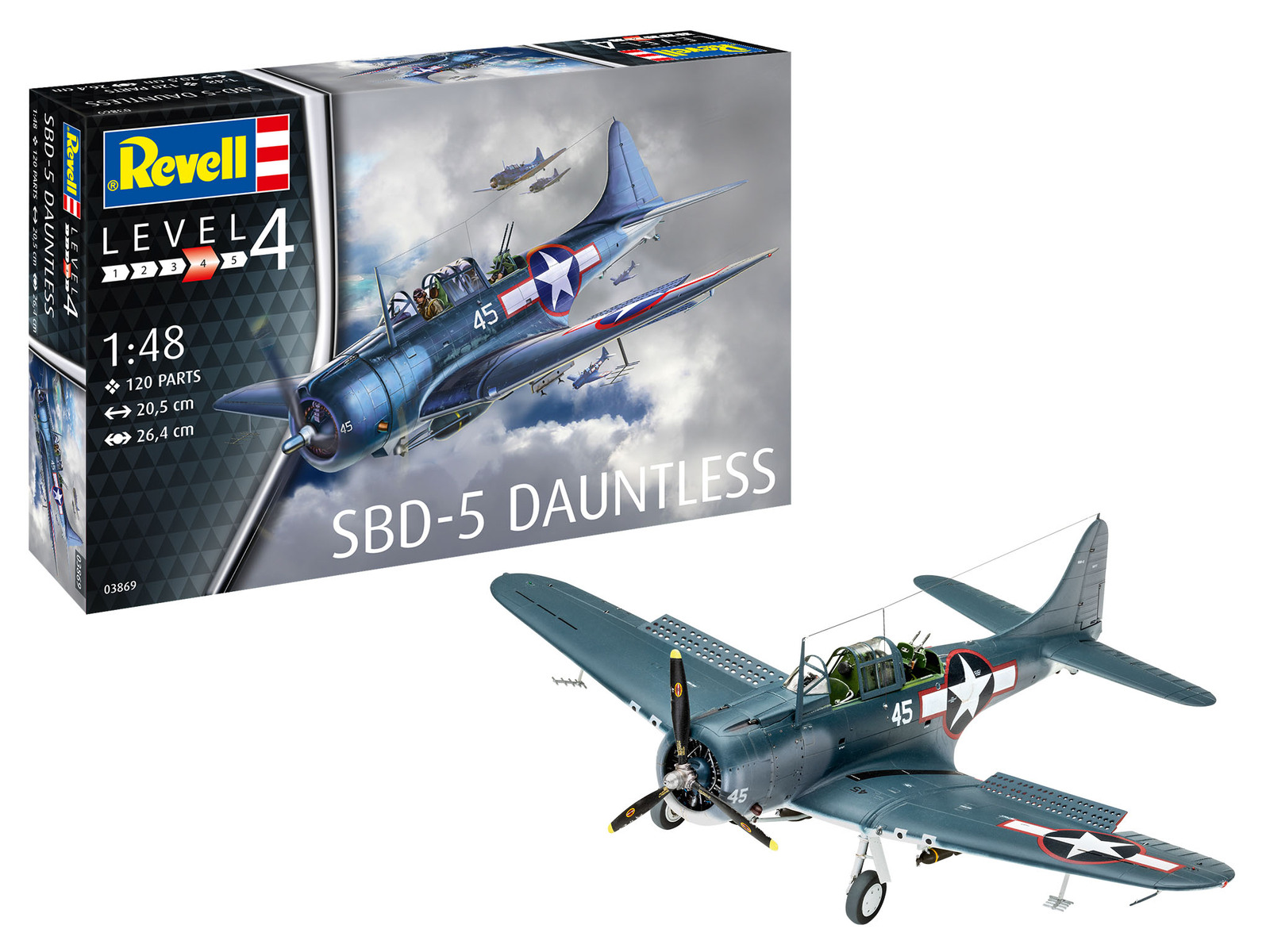 Revell - 1/48 SBD-5 Dauntless Navy Fighter