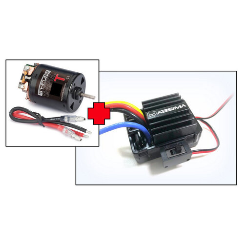 Electric Motor "Thrust B-Spec" 17T + 1:10 Brushed ESC 40A