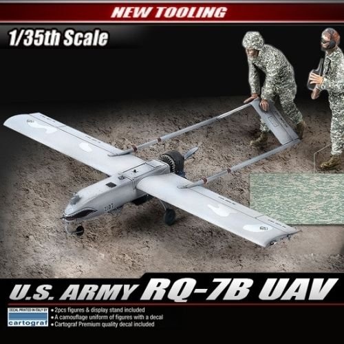 Academy - 1/35 U.S. Army RQ-7B UAV Shadow Plastic Model Kit [12117]