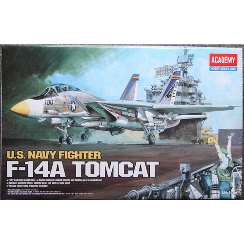 Academy - 1/48 F-14A Tomcat Plastic Model Kit [12253]