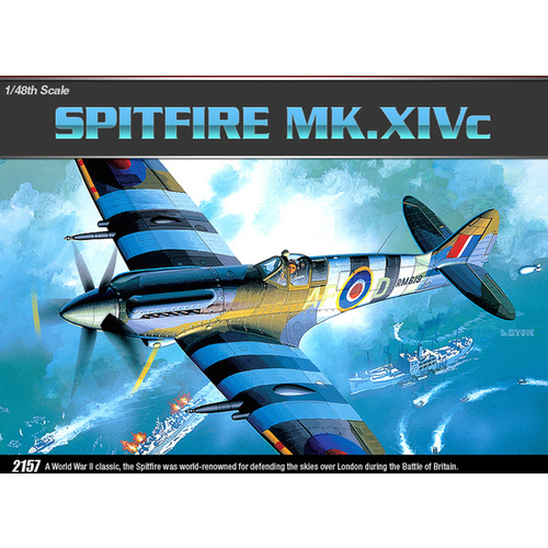 Academy - 1/48 Spitfire Mk. XIV-C Plastic Model Kit [12274]