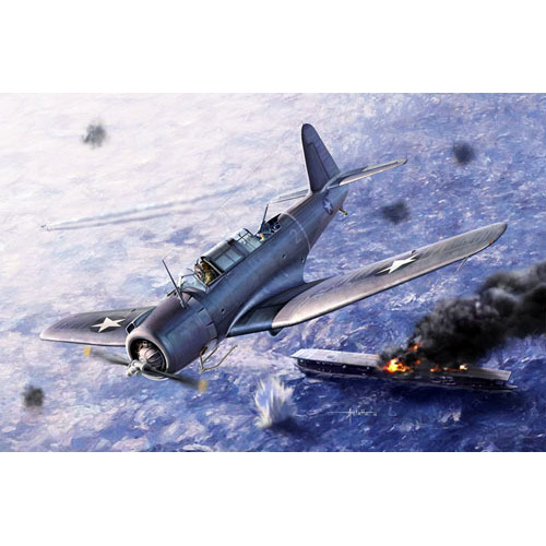 Academy - 1/48 SB2U-3 "Battle of Midway" Plastic Model Kit [12324]