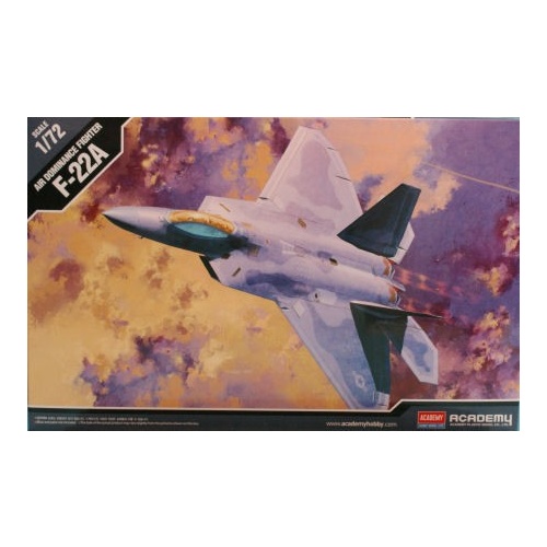 Academy - 1/72 F-22A Air Dominance Fighter Raptor Plastic Model Kit [12423]