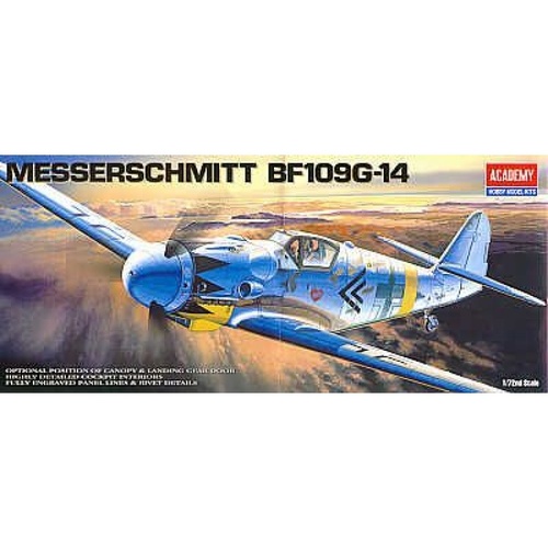 Academy - 1/72 Messerschmitt BF109G-14 Plastic Model Kit [12454]