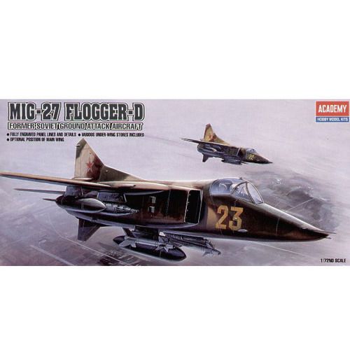 Academy - 1/72 M-27 Flogger-D Plastic Model Kit [12455]