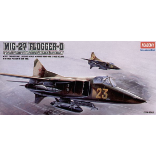 Academy - 1/72 M-27 Flogger-D Plastic Model Kit [12455]