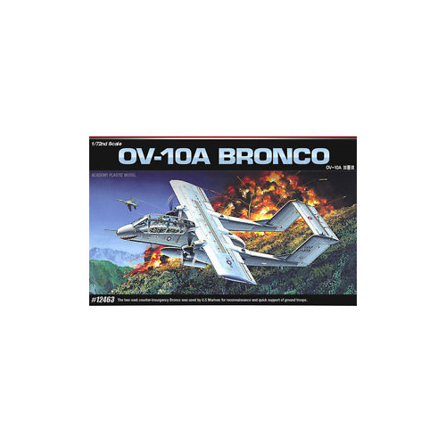 Academy - 1/72 OV-10A Bronco Plastic Model Kit [12463]