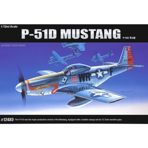 Academy - 1/72 P-51D Mustang Plastic Model Kit *Aus Decals* [12485]