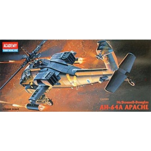 Academy - 1/72 AH-64A Apache Plastic Model Kit [12488]