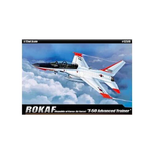 Academy - 1/72 ROKAF T-50 Advanced Trainer Pak Fa MCP Model Kit [12519]