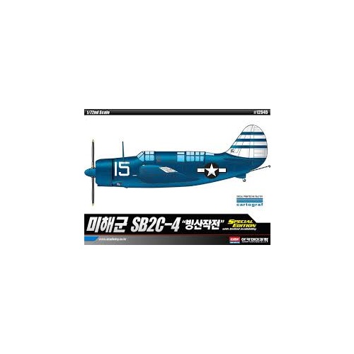 Academy - 1/72 U.S.Navy SB2C-4 "Operation Iceberg" Le: Helldiver Plastic Model Kit [12545]