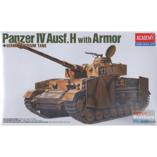 Academy - 1/35 German Panzer IV H W/Armor Plastic Model Kit [13233]