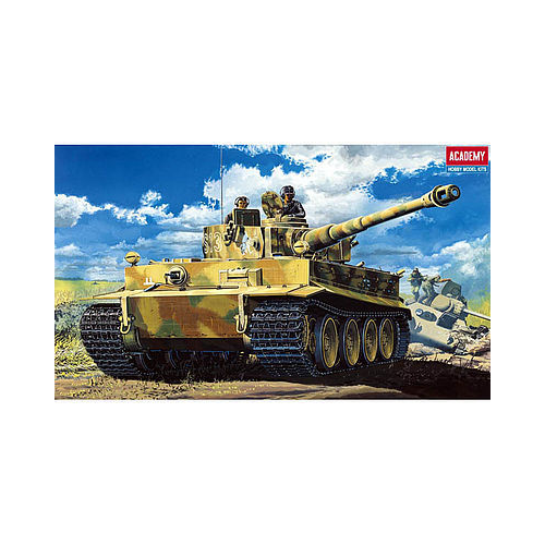 Academy - 1/35 German Tiger-I Early Version Plastic Model Kit [13239]