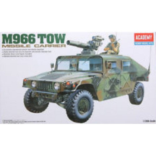 Academy - 1/35 M-966 Hummer With Tow Plastic Model Kit [13250]