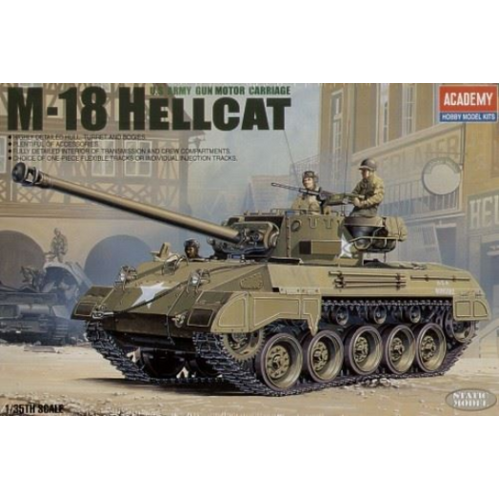 Academy - 1/35 US Army M18 Hellcat Plastic Model Kit [13255]