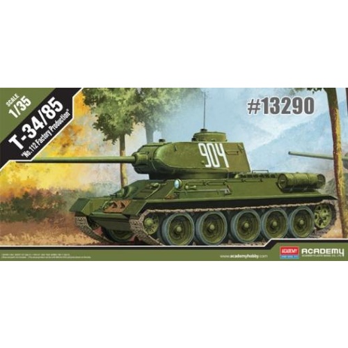 Academy - 1/35 T-34/85 "112 Factory Production" Plastic Model Kit [13290]