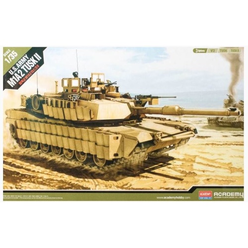 Academy - 1/35 U.S. Army M1A2 Tusk II Plastic Model Kit [13298]