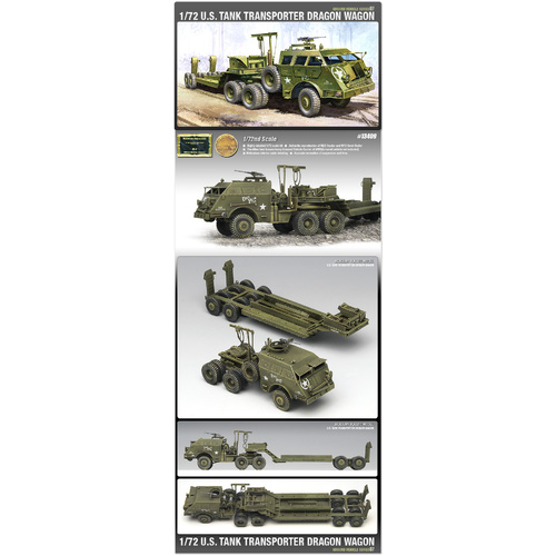 Academy - 1/72 M26 Dragon Wagon Plastic Model Kit [13409]