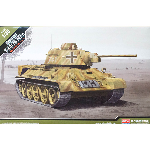 Academy - 1/35 German T-34/76 747 (R) Plastic Model Kit [13502]