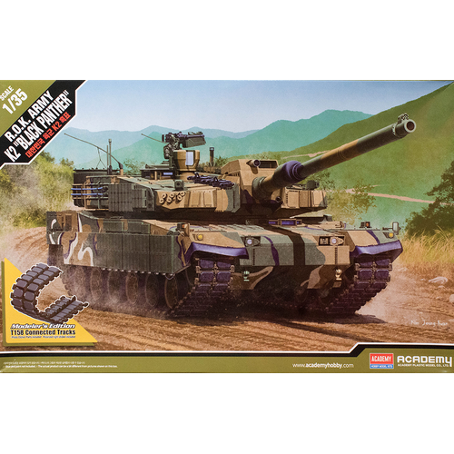 Academy - 1/35 ROK Army K2 Black Panther Plastic Model Kit [13511]