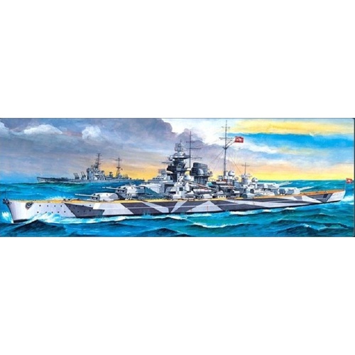 Academy - 1/800 Battleship Tirpitz (Static) Plastic Model Kit [14219]