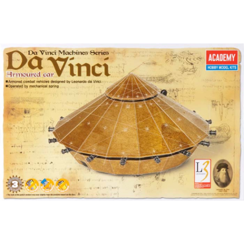 Academy - Davinci Armored Car Plastic Model Kit [18136]