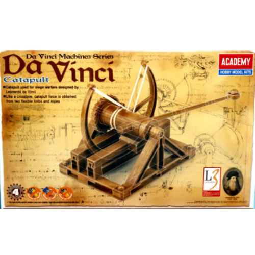 Academy - Davinci Catapult Machine Plastic Model Kit [18137]