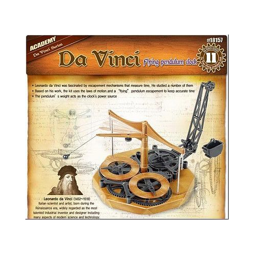 Academy - Davinci Flying Pendulum Clock Plastic Model Kit [18157]