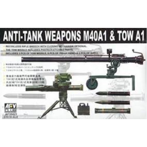 AFV Club - 1/35 ANTI-TANK WEAPONS(106mm TOW)