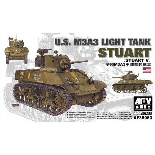 AFV Club - 1/35 M3A3 LIGHT TANK