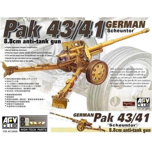 AFV Club - 1/35 German 88mm PAK- 43/41 Plastic Model Kit