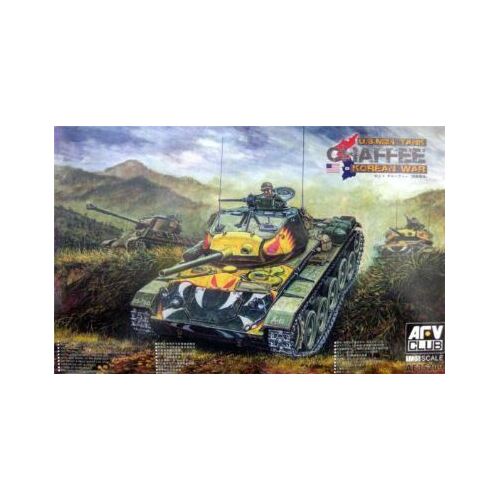 AFV Club - 1/35 M24 Chaffee Tank Korea War Version Plastic Model Kit