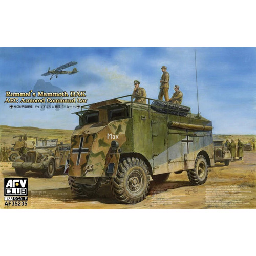 AFV Club - 1/35 AEC Armoured Commander Car of Rommel-"Mammoth"(DAK) Plastic Model Kit