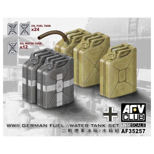 AFV Club - AF35257 1/35 German WWII 20L Jerrycans Set Plastic Model Kit