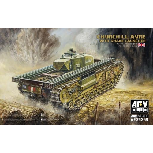 AFV Club - 1/35 Churchill Avre With Snake Launcher