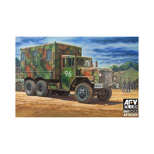 AFV Club - 1/35 M109A3 Van Shop(Van Body With Internal Structure)