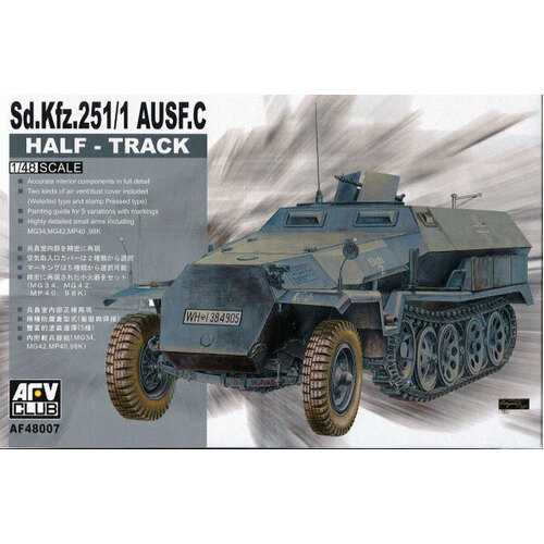 AFV Club - 1/48 GERMAN SD.KFZ. 251/1 AUSF. C HALF-TRACK