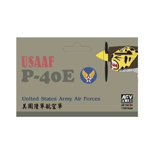 AFV Club - AR144S01 1/144 Flying Tigers P40B/C Hawk-81A2 Plastic Model Kit