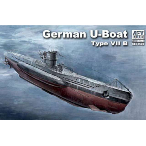 AFV Club - 1/350 German U-Boat Type VII/B Plastic Model Kit