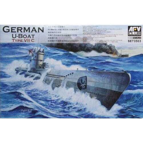 AFV Club - 1/350 German U-Boat Type VII/C Plastic Model Kit