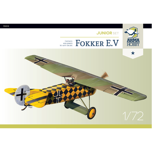 Arma Hobby - 1/72 Fokker E.V Junior set Plastic Model Kit [70013]