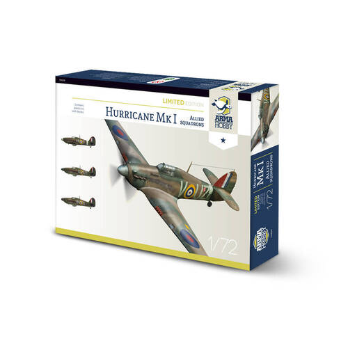 Arma Hobby - 1/72 Hurricane Mk I Allied Squadrons Limited Edition Plastic Model Kit [70024]