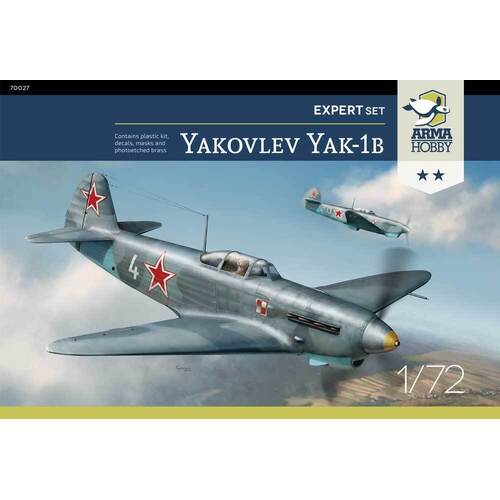 Arma Hobby - 1/72 Yakovlev Yak-1b Expert Set Plastic Model Kit [70027]