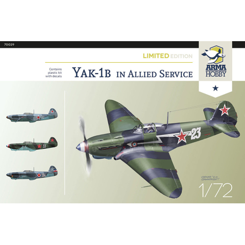 Arma Hobby - 1/72 Yak-1b Allied Fighter Limited Edition Plastic Model Kit [70029]