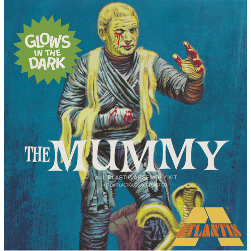 Atlantis 1/8 Lon Chaney Jr. The Mummy Glow Limited Edition Plastic Model Kit