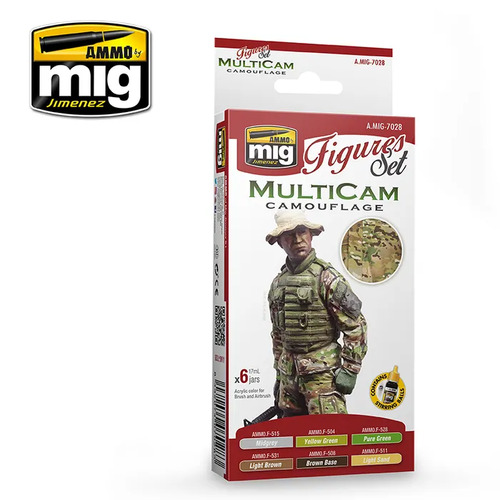 Ammo By Mig - Multicam Paint Set (6 Pce)