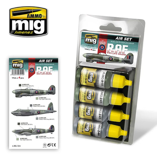 Ammo by MiG - Late WWII RAF Colours Paint Set (4 Pce)